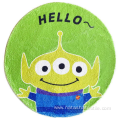 Cartoon simple round door mat